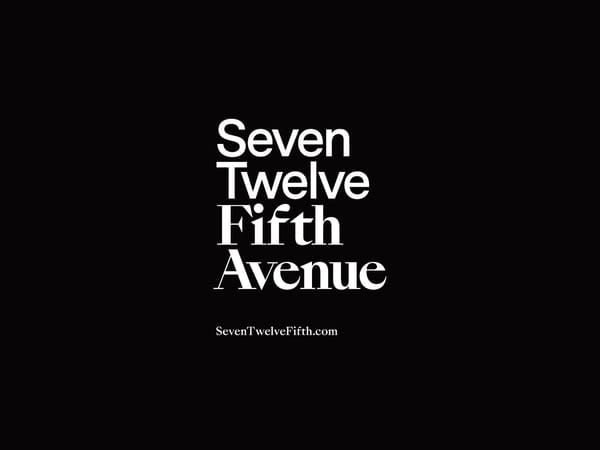 Seven Twelve Fifth Avenue Overview Brochure | Public - Page 26